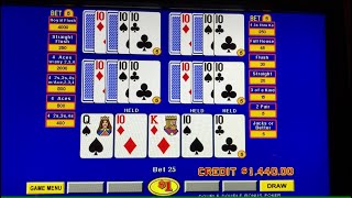 Foxwoods, 5-Play $1 DDB VP, Finally A Good Win