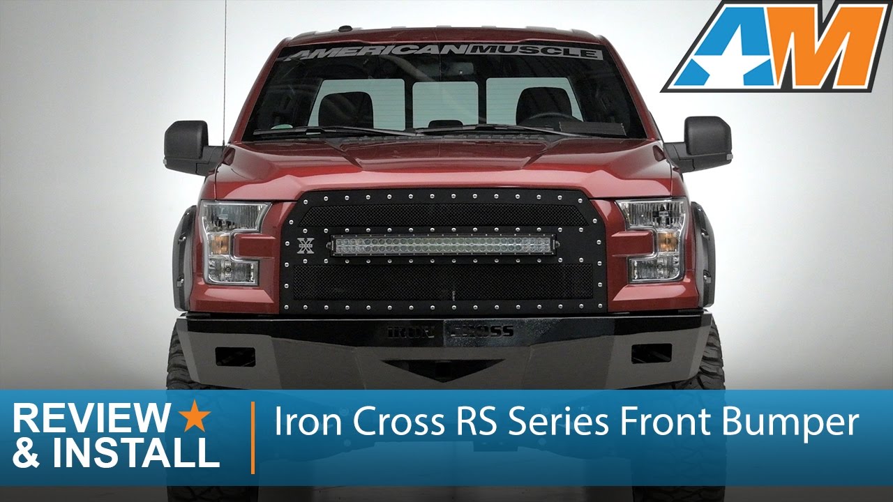 performance parts bmw 2015-2016 F-150 Iron Cross RS Series Front Bumper Review & Install