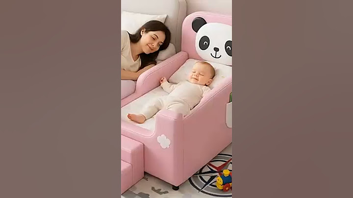 Cute Panda Easy Access Bedside Toddler Bed⁠  #homeappliances #gadgets