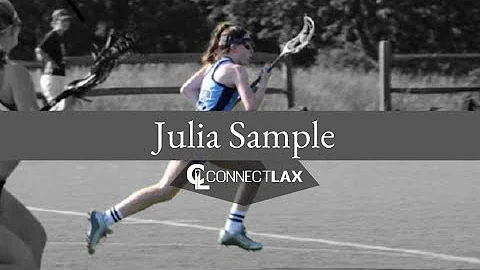 Julia Sample Lacrosse Highlights - VA 2021 - Att