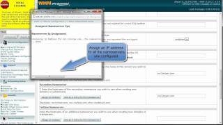 How to configure a cPanel/WHM vps with custom nameservers