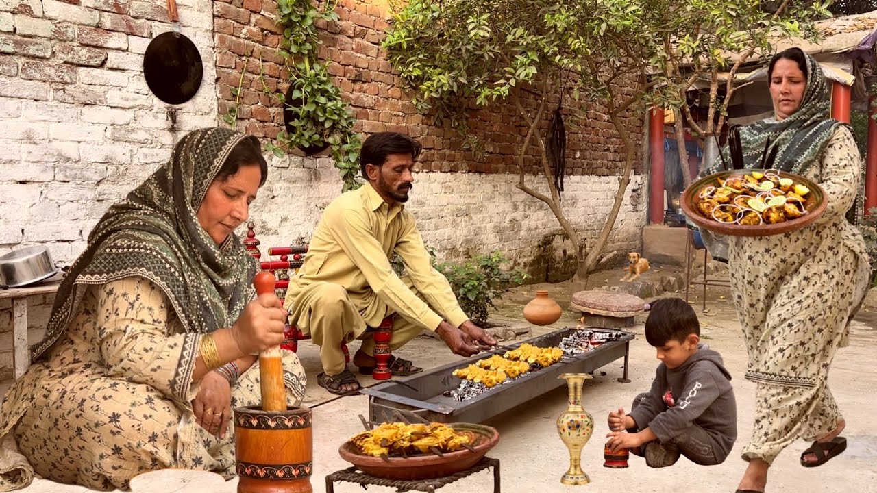 Traditional Village Living | Village Iftar Routine Chicken Tikka BBQ | VIP Ramdan Iftar | Village Sh