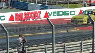 Mantorp Bilsport Sweden 20090801 Very fast Volvo doing 8.81 402m and Nissan 200 doing 10.81 @ 227kmh