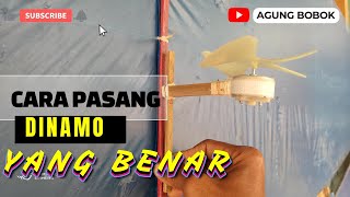 Cara rakit dan pasang Dinamo Layangan yang benar