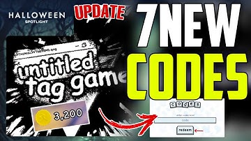 🎃HALLOWEEN UPDATE🎃 ALL WORKING UNTITLED TAG GAME CODES IN 2025! ROBLOX UNTITLED TAG GAME CODES