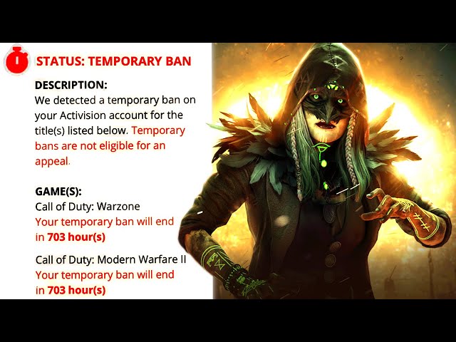 How to do Activision Ban Appeal?