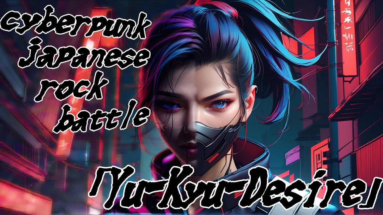 Japanese cyberpunk style battle music with strong rock elements「Yu-Kyu-Desire」[Free]