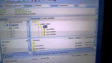 Uploading Wordpress into FTP Blog Directory- Video 10-11