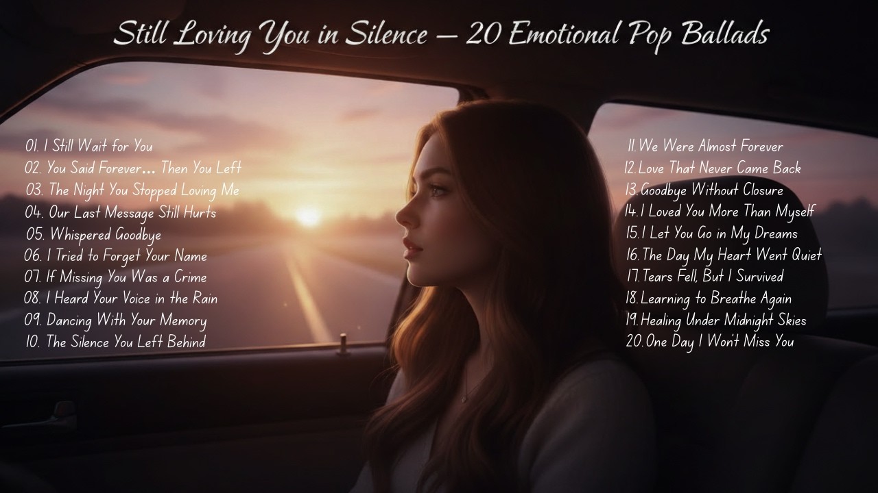 Sad Love Songs Playlist 💔 Still Loving You in Silence (Emotional Pop Ballads)