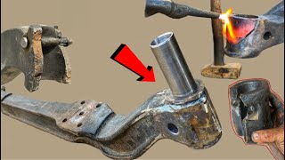 The truck front excel shaft broken due to overloading straight hitting on the hole pot ||must watch