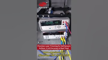 Precision Laser Trimming for Hall Sensors Achieve ±1mV Accuracy in Real Time!#lasertrimming #laser
