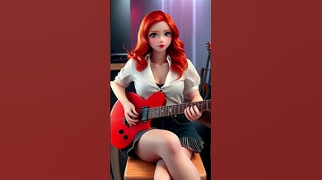 Johnny B Goode - cartoon cover #ai #guitar #comfyui #guitarist #cover