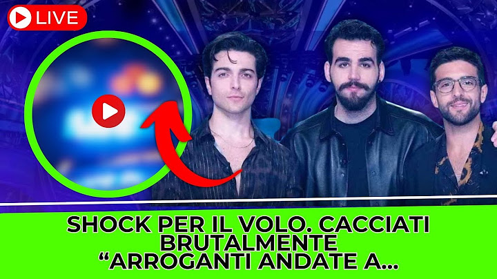 😱 Il Volo, cacciati via dallo studio in diretta da...