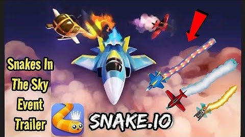 Snakes In The Sky Event Trailer! Snake. Io New Event Gameplay
