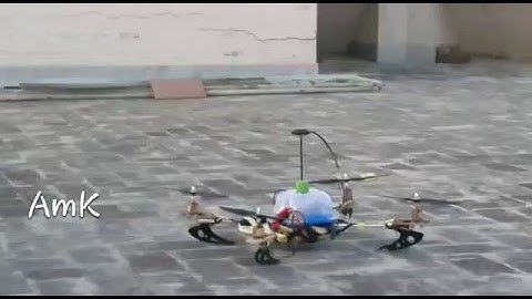 D.I.Y. Rc / Autopilot Quadcopter test flight