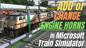 How to Download & Install Engine Horn Sounds/freight train track sounds/Memu Track Sounds in MSTS OR