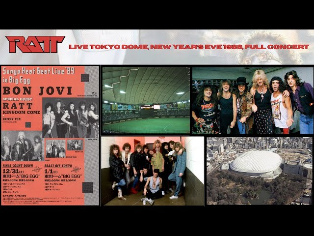 RATT Live Tokyo Dome New Years Eve 1988 City To City tour with Bon