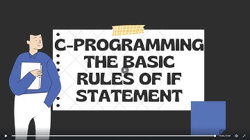 HSC ICT Chapter 5||C- Programming||The basic rules of if statement or condition statement.