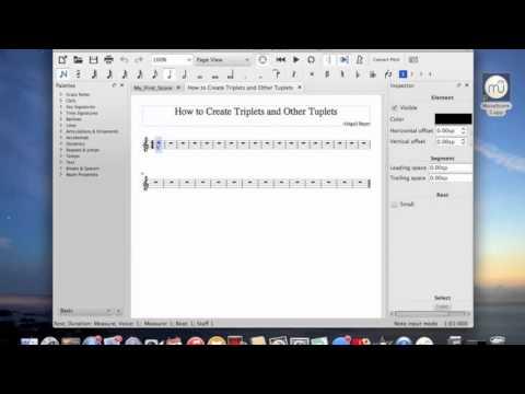 How To Create Triplets And Other Tuplets In Musescore Youtube