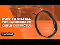 How to install the handbrake cable correctly  autodoc autodoc