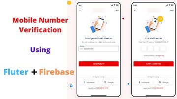 How to implement mobile verification in Flutter | Firebase | Mobile Number Verification