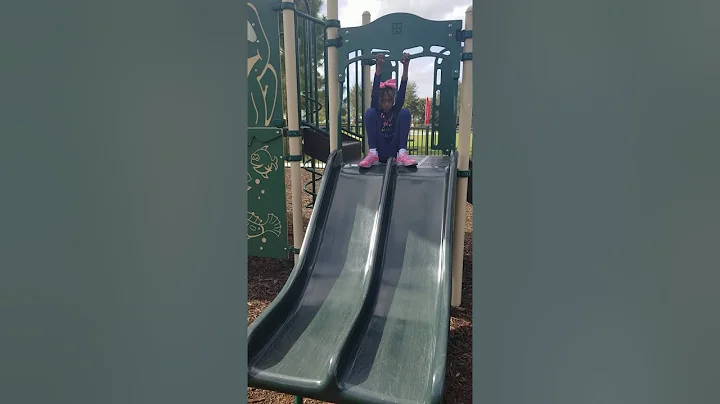 At the park!