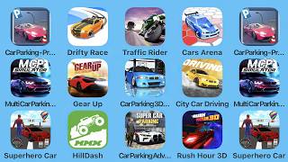 Car Parking Pro, Drifty Race, Traffic Rider, Cars Arena, Multi Car Parking, Gear Up, Car Parking 3D screenshot 2