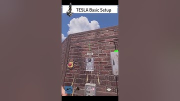 TESLA Coil Easy Tutorial #cableguyrust #rust #playrust #gaming #rustgame  #funny #rusttutorial