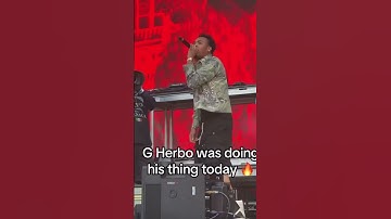 Thumbnail of G HERBO Performs “WENT LEGIT” LIVE!