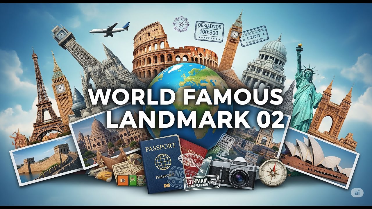 World Famous Landmarks 02 | A Global Tour of World 