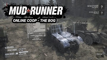 Spintires: MudRunner - The Bog / Co-op Multiplayer Gameplay