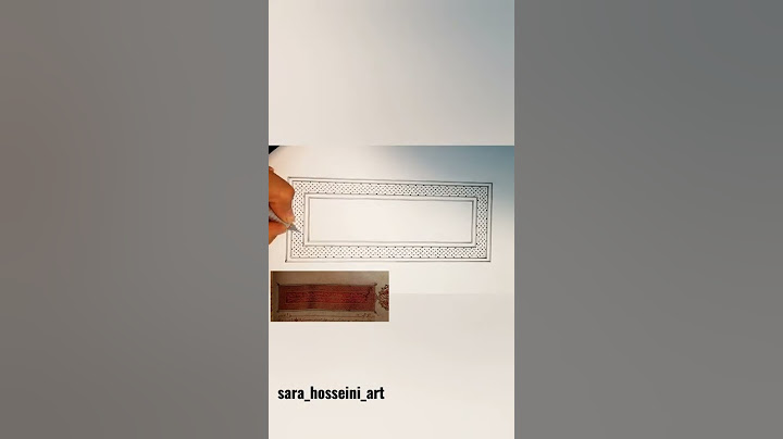 Line and dot in Iranian art/by Sara hosseini