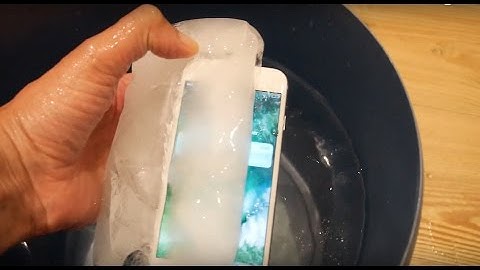 iPhone 7 frozen for 25 hours in Ice block freezer test