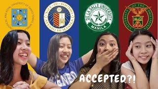 college decision reactions 2021 (philippines) | UP, ADMU, DLSU, UST