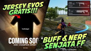 Bundle Evos Gratis Nih Bahas Buff Dan Nerf Senjata Free Fire Setelah Update Besok