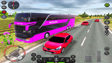 Double Decker Bus Driving in Bus Simulator : Ultimate - #18 Android iOS Gameplay | Bus Games Android
