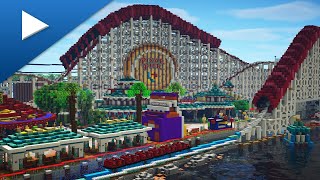 [4K] Minecraft Incredicoaster from Disney California Adventure | 2024