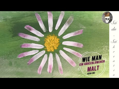 Video: Wie Man Gänseblümchen Auf Die Nägel Zeichnet