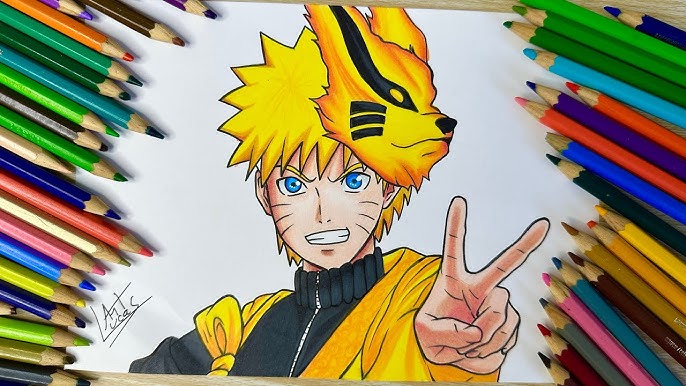 Como Desenhar 10: Como Desenhar o Naruto