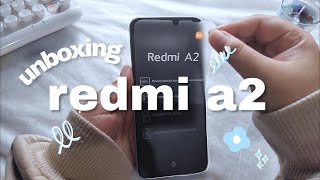 unboxing redmi a2 light blue 3/64 in 2023  | xiaomi redmi a2 aesthetic