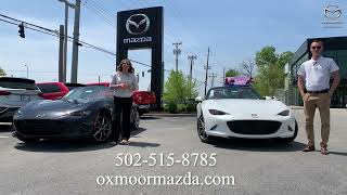 Differences between the hard top and soft top on a Mazda Miata, at Oxmoor Mazda in Louisville, KY