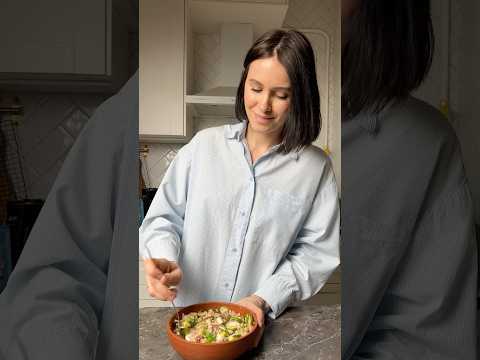 Белковый салат с тунцом #рецепт #похудение #рецепты #рацион #еда #пп
