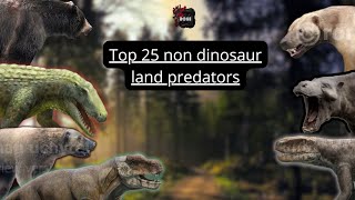 Top 25 non land dinosaur predators