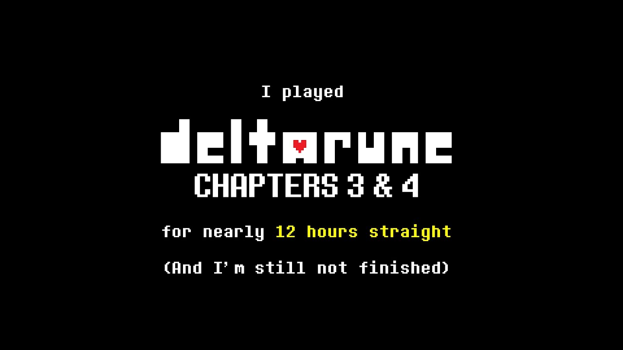 [Stream] DELTARUNE: Chapters 3 & 4 | Part 1 - YouTube