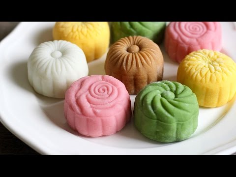 SNOWSKIN MOONCAKE recipe - CÁCH LÀM BÁNH DẺO LẠNH SINGAPORE