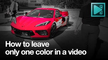 How to isolate one color in a video and make the rest black-and-white (FOR FREE)