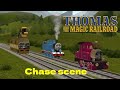 Thomas and the magic railroad chase scene trainz remake