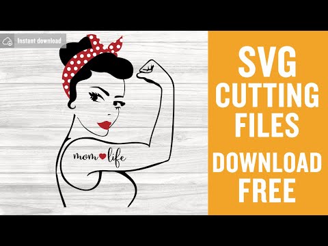 Rosie Svg Free Mom Life Svg Rosie The Riveter Svg Instant Download Heart Svg Shirt Design Riveter Svg Mom Life Svg Png Dxf 0341 Freesvgplanet