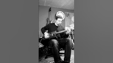 Thumbnail of homemade resonator cigar box guitar loop station music #shorts