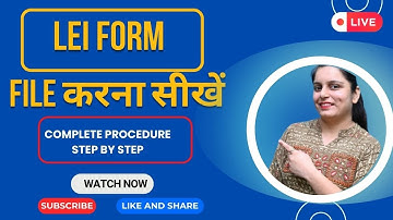 LEI Registration Process Step-by-Step | How to Apply for LEI Code in India (2025 Guide)